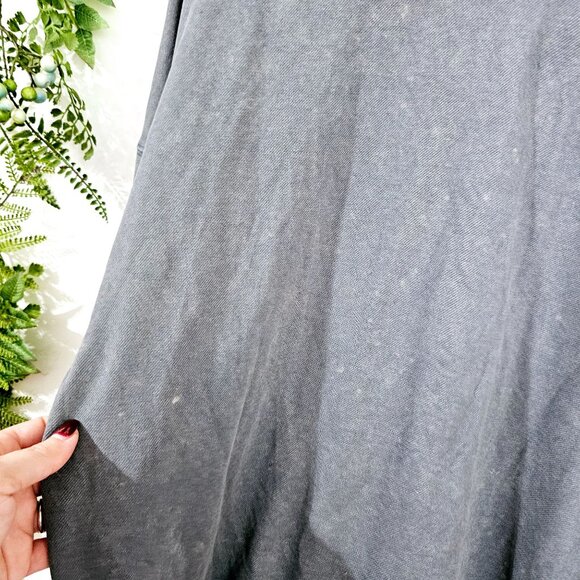 Mystree Open Back Grey Cardigan Sweater Loungewear Yoga S/M ~SW101.13‎ - Picture 3 of 5